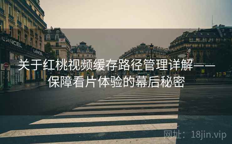 关于红桃视频缓存路径管理详解——保障看片体验的幕后秘密