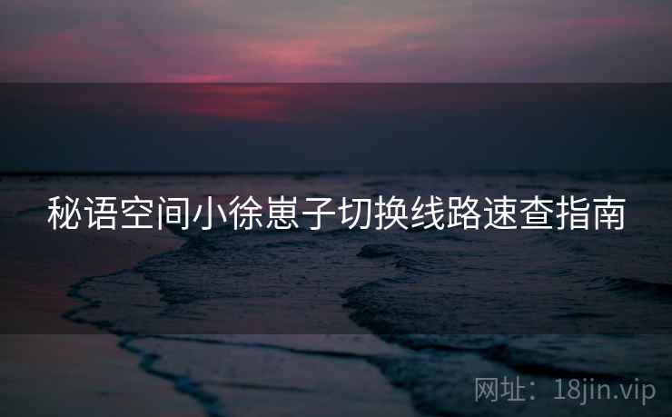 秘语空间小徐崽子切换线路速查指南