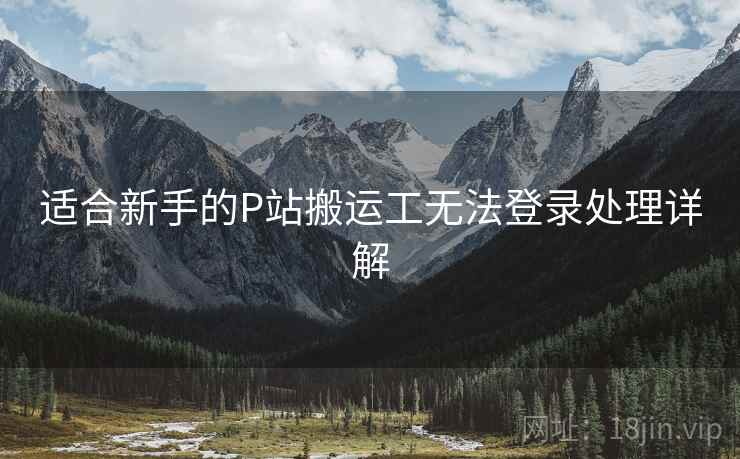 适合新手的P站搬运工无法登录处理详解