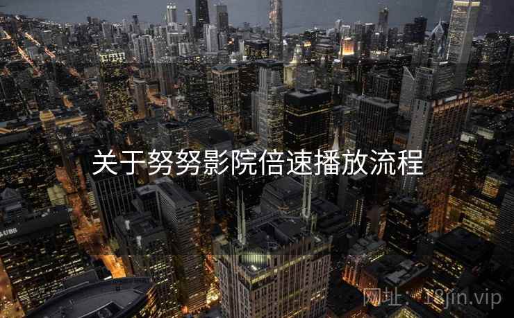 关于努努影院倍速播放流程