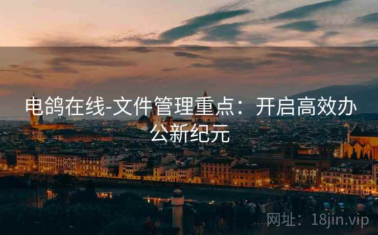 电鸽在线-文件管理重点：开启高效办公新纪元