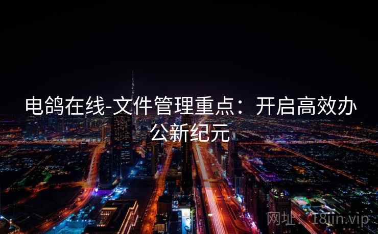 电鸽在线-文件管理重点：开启高效办公新纪元