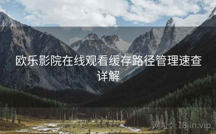 欧乐影院在线观看缓存路径管理速查详解